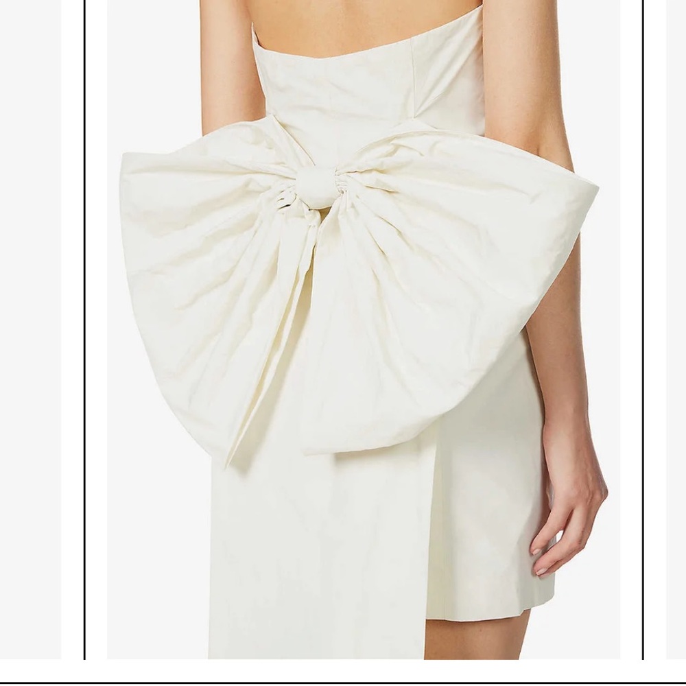 Rotate BOW-EMBELLISHED STRAPLESS MINIDRESS - Picture 7 of 16